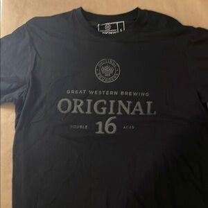 Great western brewing black t shirt